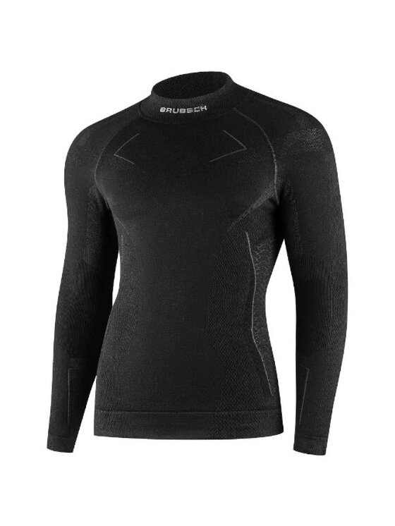 Brubeck Brubeck Bluza Extreme Merino LS1666M Czarny