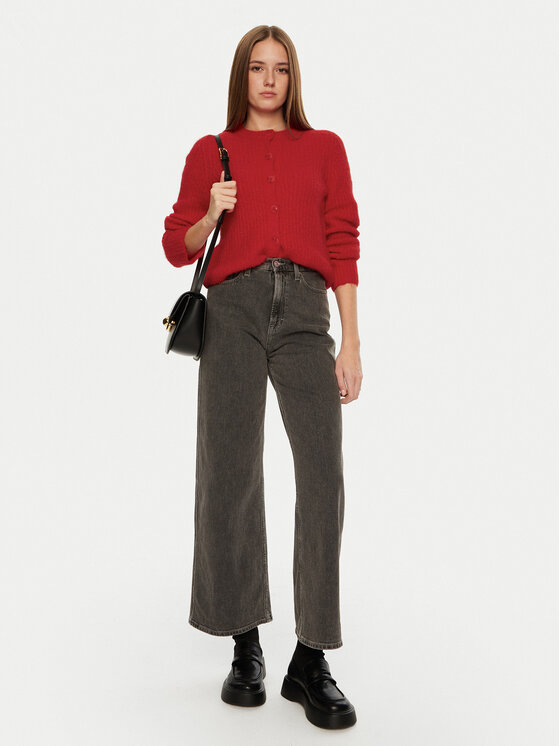 Vero Moda Vero Moda Kardigan Awsome 10320724 Czerwony Standard Fit