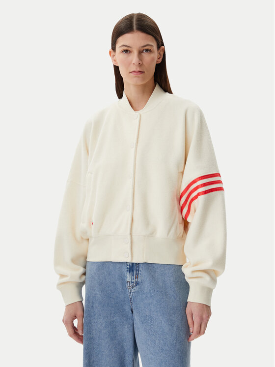 adidas adidas Bluză Neuclassics JI8523 Bej Loose Fit