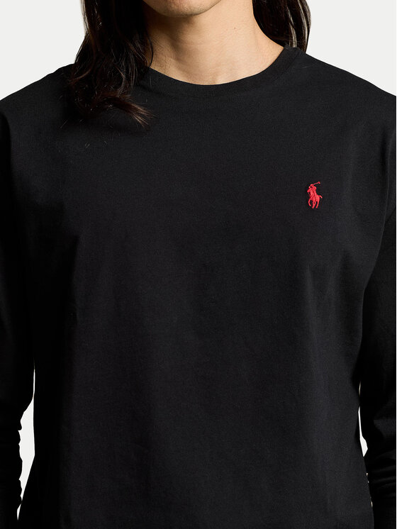 Polo Ralph Lauren Polo Ralph Lauren Majica z dolgimi rokavi 710671467055 Črna Classic Fit