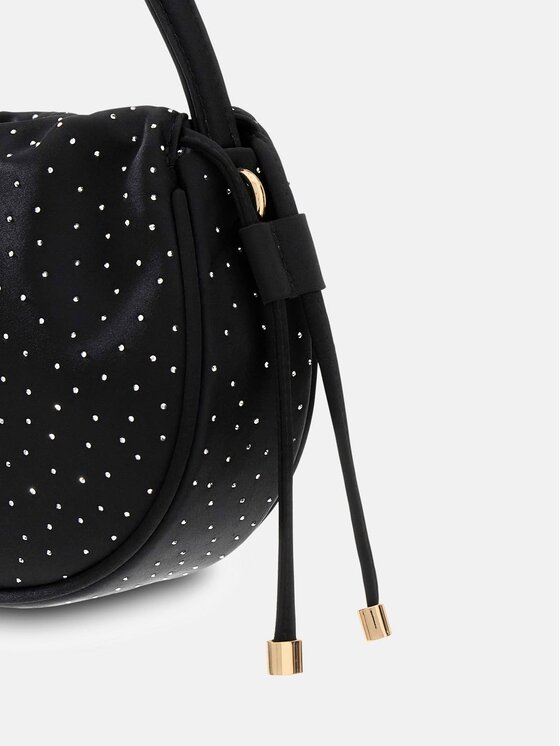 Guess Guess Дамска чанта Elsie Mini HWSR96 50750 Черен