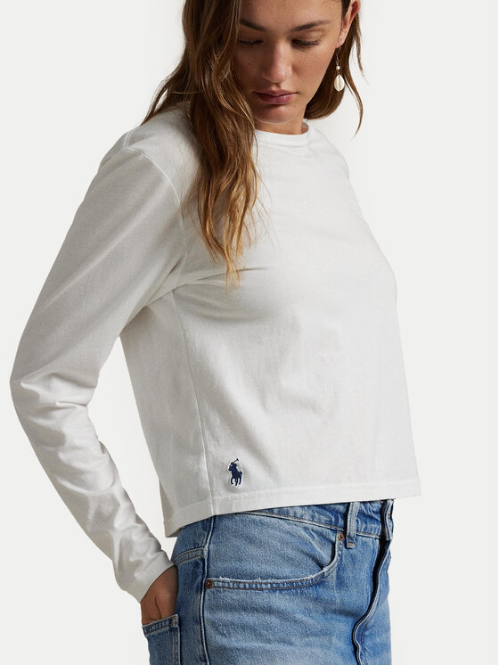 Polo Ralph Lauren Polo Ralph Lauren Bluzka 211967103001 Biały Classic Fit