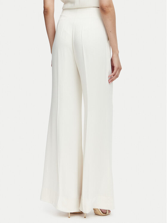ACCESS FASHION ACCESS FASHION Spodnie palazzo 63-5082-875 Kremowy Wide Leg