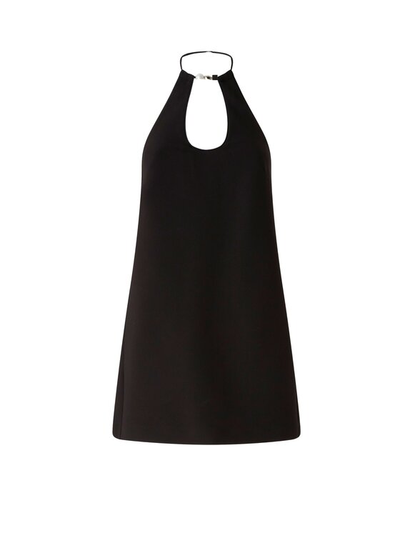 PINKO PINKO Sukienka Inkognito abito doppia tela Czarny Slim Fit