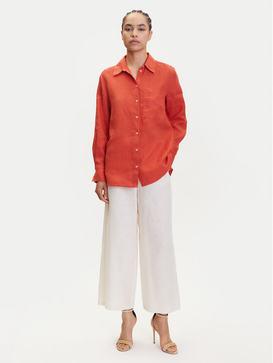 Marc O'Polo Marc O'Polo Πουκάμισο 503 1135 42427 Πορτοκαλί Regular Fit