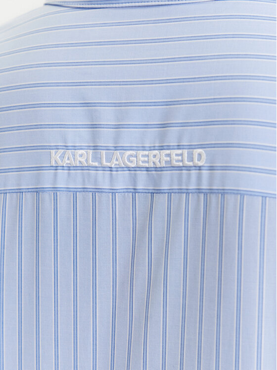 KARL LAGERFELD KARL LAGERFELD Srajca A3W11029 Modra Regular Fit