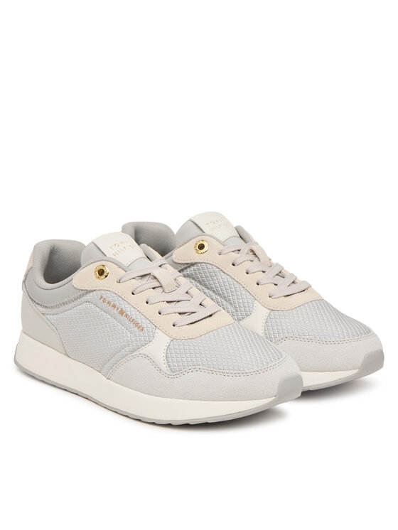 Tommy Hilfiger Tommy Hilfiger Sneakers Th Retro Runner FW0FW09690 Grigio chiaro
