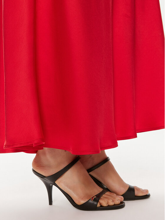 ViCOLO ViCOLO Maxi suknja TB0342 Crvena Regular Fit