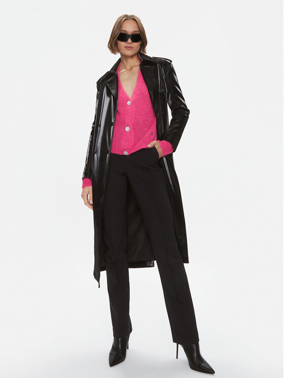Please Please Strickjacke M49778487 Rosa Regular Fit