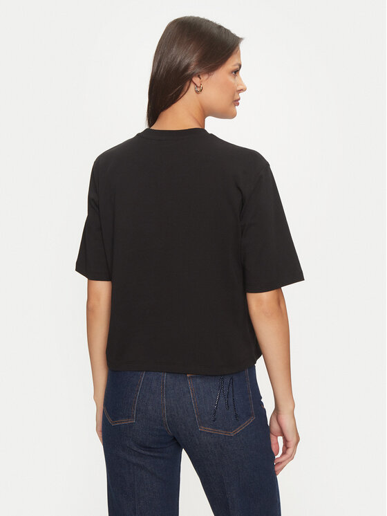 Guess Guess Футболка V4BI05 I3Z14 Чорний Boxy Fit