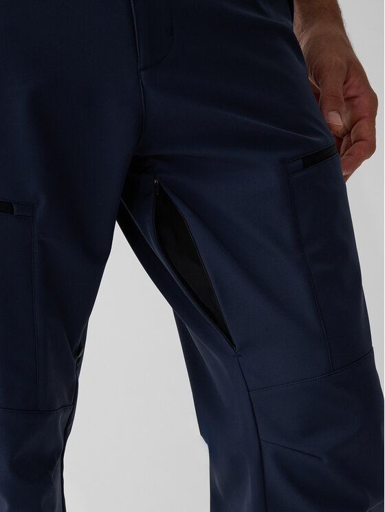 4F 4F Spodnie przeciwdeszczowe BETWEEN LAYERS Granatowy Regular Fit