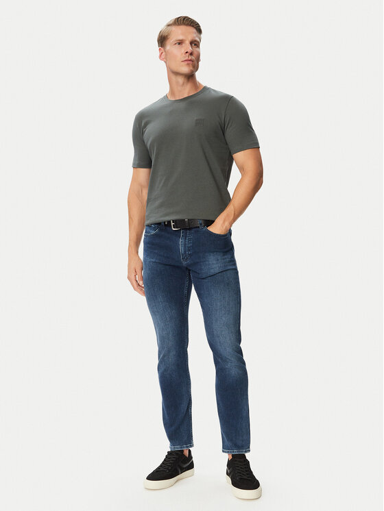 BOSS BOSS T-Shirt Tales 50508584 Khaki Regular Fit