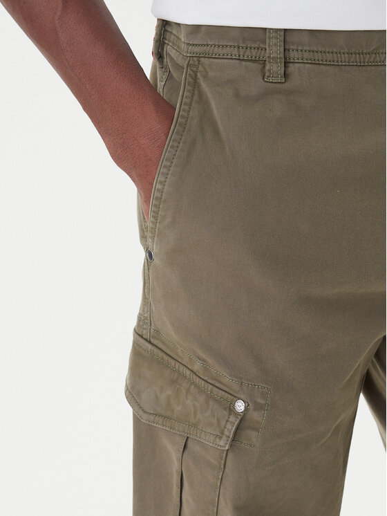 Mustang Mustang Stoffhose Daytona 1016826 Grün Slim Fit