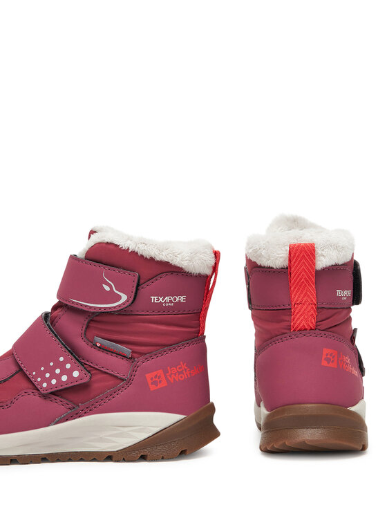 Jack Wolfskin Jack Wolfskin Škornji za sneg Polar Bear-g Texapore Mid Vc A62146 Roza