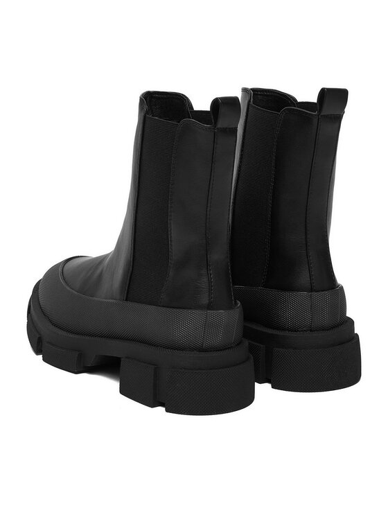 DeeZee DeeZee Īsie zābaki 13059-2-BLACK PU Melns