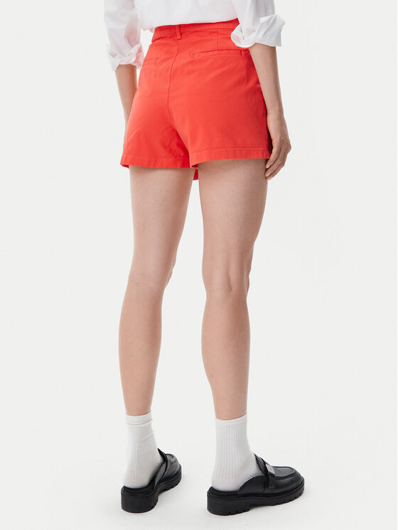 Tommy Jeans Tommy Jeans Medžiaginiai šortai Claire DW0DW21643 Oranžinė Regular Fit