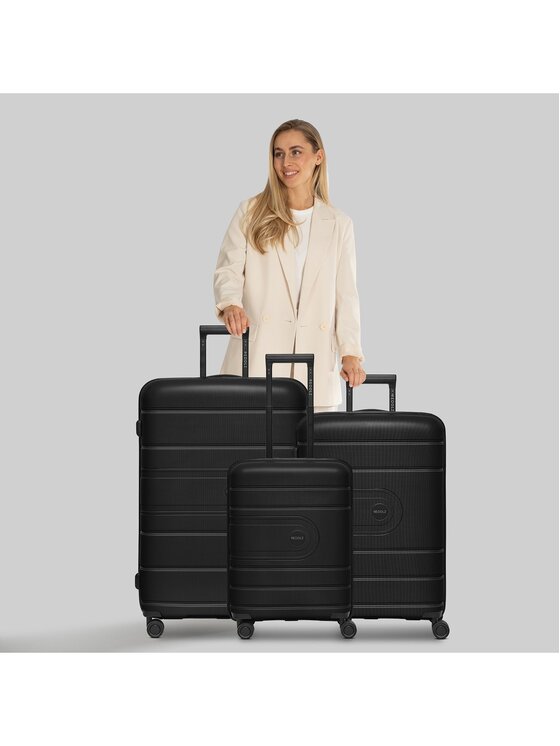 Redolz Redolz Komplet walizek 320908 Czarny