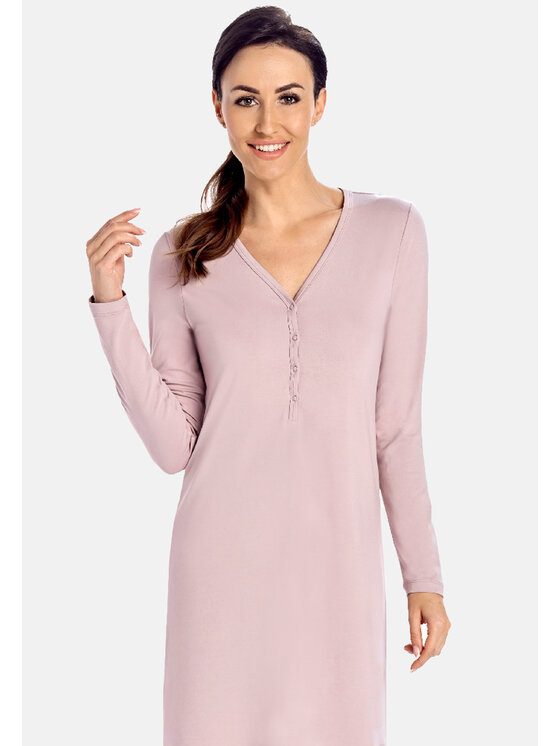 Teyli Teyli Szlafrok 515 Brązowy Standard Fit