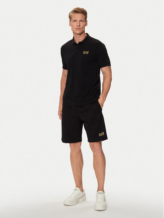 EA7 Emporio Armani EA7 Emporio Armani Szorty sportowe 8NPS65 PJVRZ 0208 Czarny Regular Fit