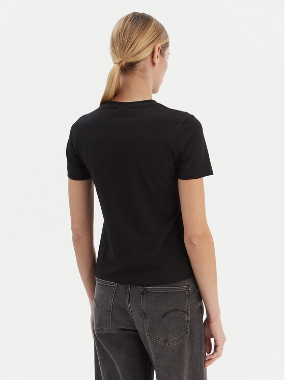 Guess Guess T-Shirt V6RI02 J1314 Schwarz Regular Fit