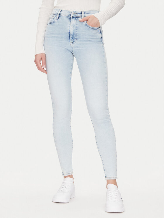Tommy Jeans Tommy Jeans Jeansy Sylvia Hgh Skn Bi1213 DW0DW20025 Modrá Regular Fit