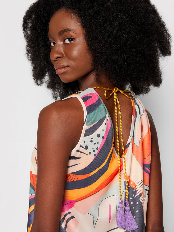 Vestito estivo Jungle Eyes Multicolore Regular Fit...