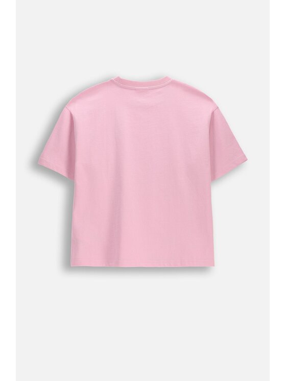 Coccodrillo Coccodrillo T-Shirt WC6143204QGJ-033 Różowy Regular Fit