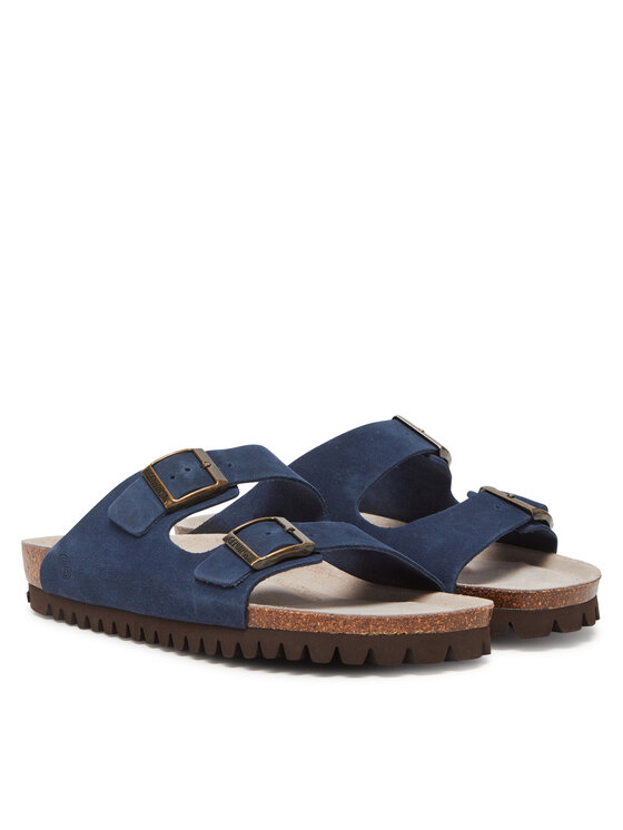 Genuins Genuins Plätud Hawaii Velour G106239 Tumesinine