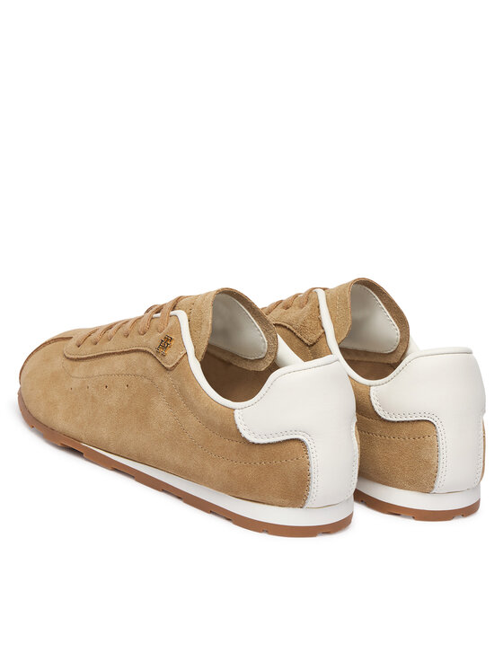 Tommy Hilfiger Tommy Hilfiger Sportcipők Th Bella Low Runner Suede FW0FW09189 Bézs