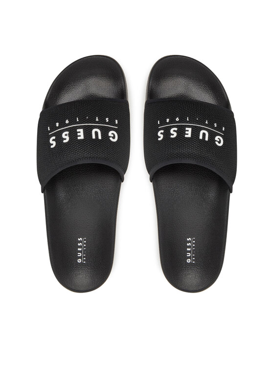 Guess Guess Şlapi FMJTOM FAB19 Negru