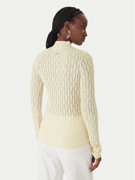 Patrizia Pepe Patrizia Pepe Sweter 8K0368/K307-W409 Beżowy Regular Fit