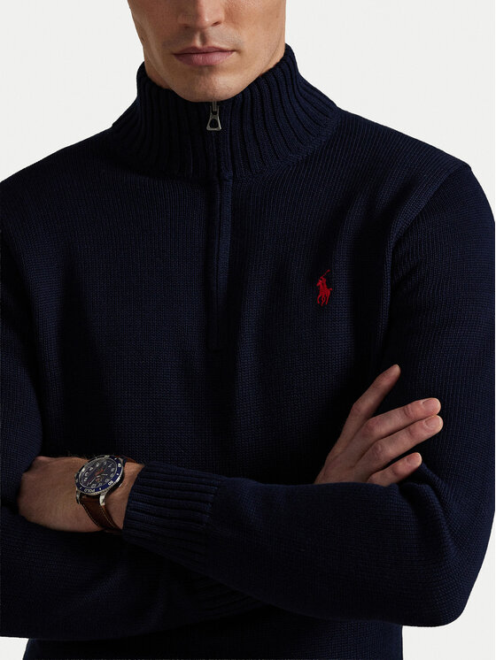 Polo Ralph Lauren Polo Ralph Lauren Пуловер 710859939002 Тъмносин Regular Fit