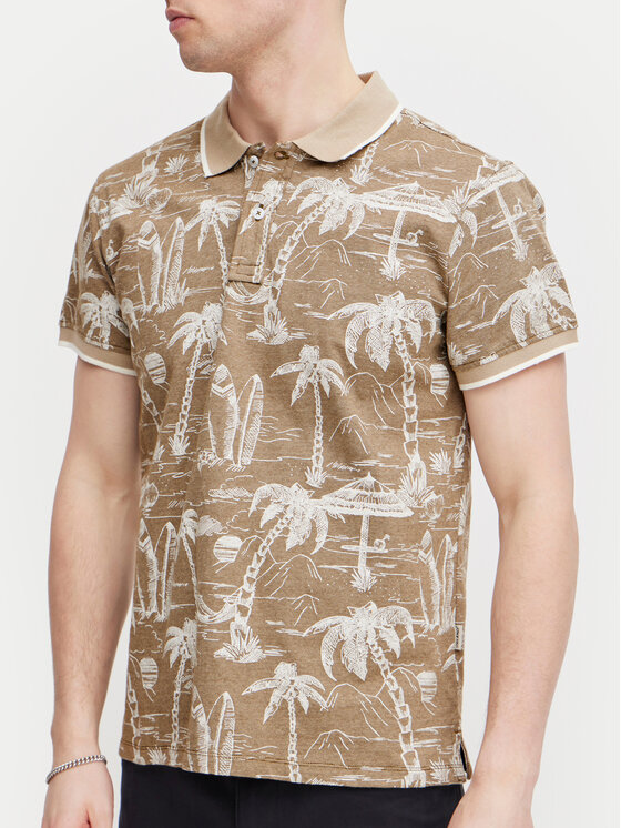 Blend Blend Polo 20716905 Bež Regular Fit