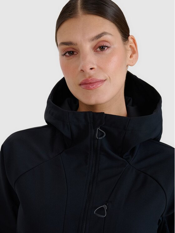 4F 4F Kurtka softshell 4FWSS25TSOFF315-20S Czarny Slim Fit