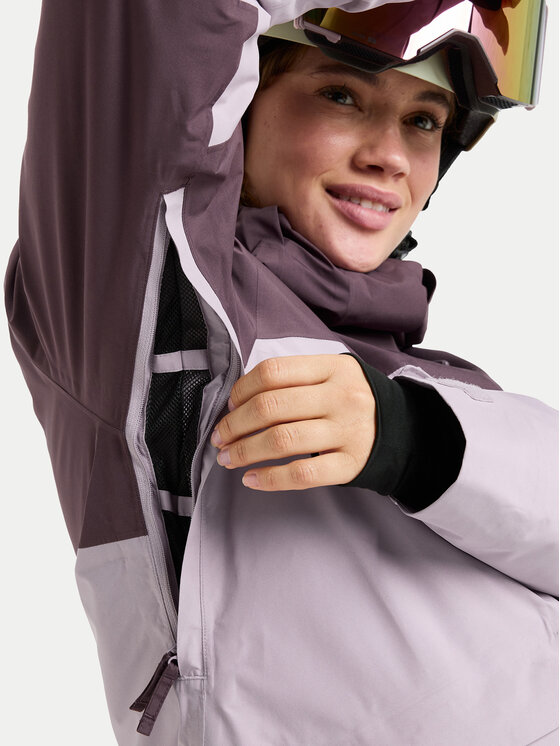 Roxy Roxy Smučarska jakna Gore-Tex Stormday ERJTJ03507 Vijolična Tailored Fit