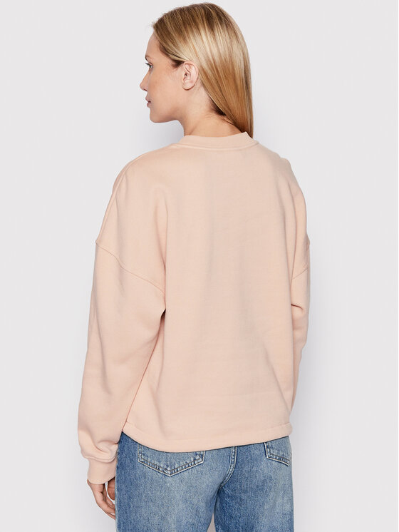 Urban Classics Urban Classics Majica dugih rukava Crew TB1523 Ružičasta Oversize