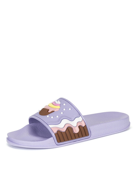 Nelli Blu Nelli Blu Klapki P4047028K Fioletowy