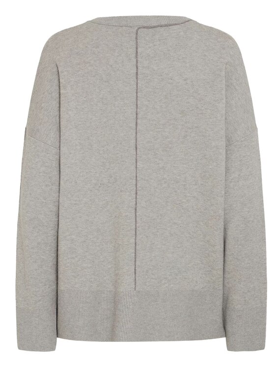 ICHI ICHI Maglione Maglia ihballia ls2 Grigio Regular Fit