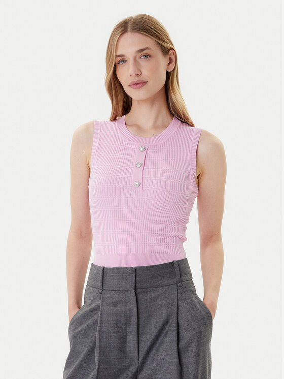 Morgan Top 252-MJILA Różowy Slim Fit