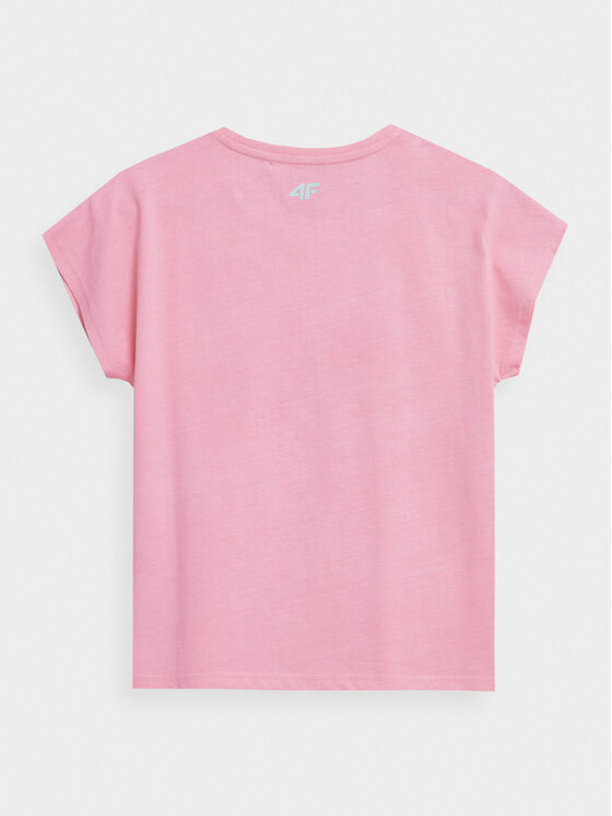 4F 4F Тишърт 4FJSS23TTSHF398 Розов Regular Fit
