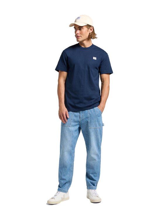 Lee Lee T-Shirt 112364584 Granatowy Relaxed Fit