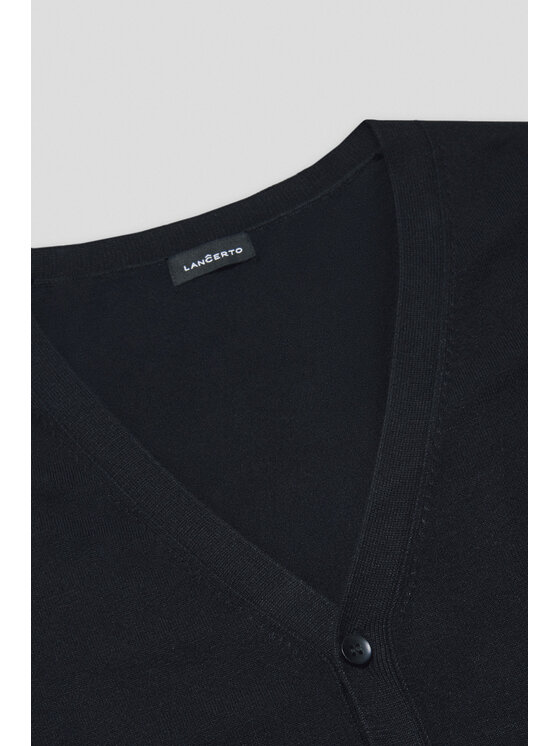 Lancerto Lancerto Kardigan Vidar SW073223000163 Czarny Regular Fit