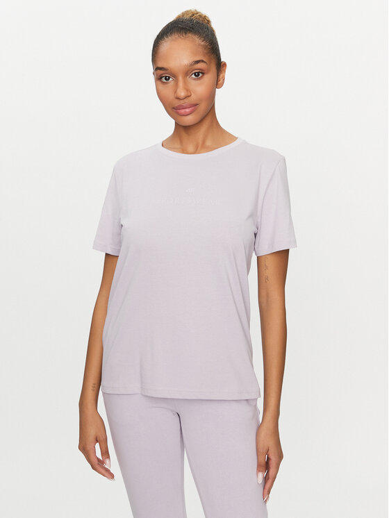 4F Tricou 4FAW23TTSHF0902 Violet Regular Fit