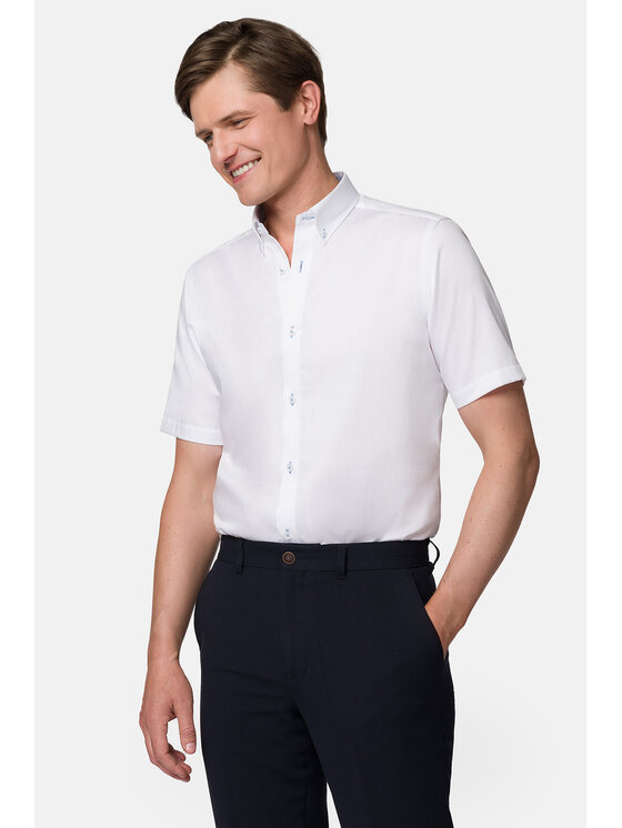 Lancerto Lancerto Koszula Sally KO073123000042 Biały Slim Fit