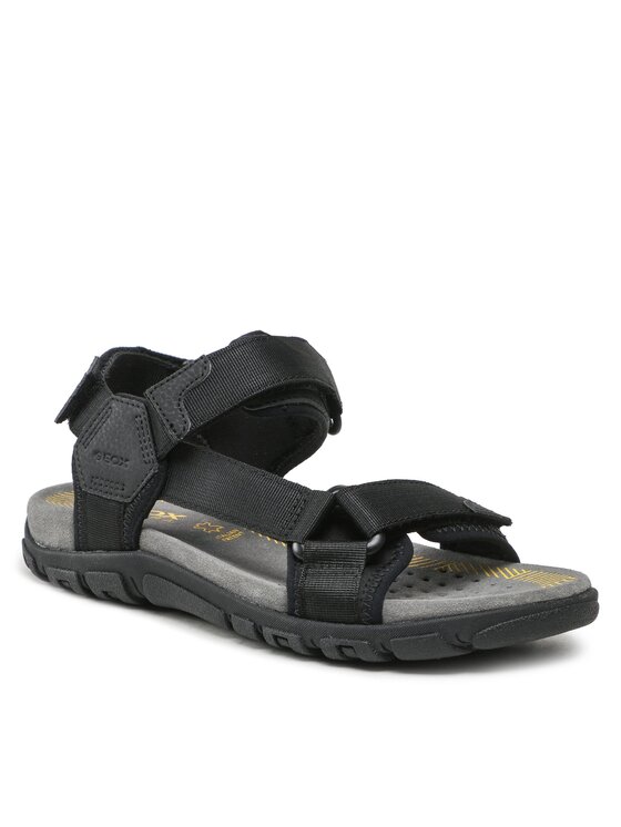 Geox Geox Σανδάλια Uomo Sandal Strada U3524A00011C9999 Μαύρο