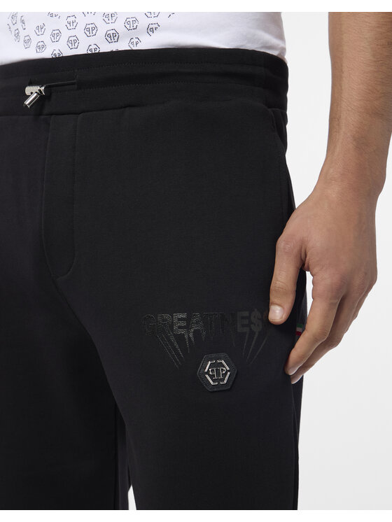 PHILIPP PLEIN PHILIPP PLEIN Spodnie dresowe 25999 Czarny Jogger Fit
