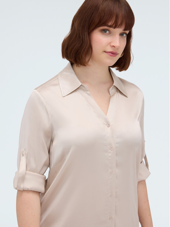 Fiorella Rubino Fiorella Rubino Sukienka wieczorowa 7038T001804N002 Kremowy Regular Fit