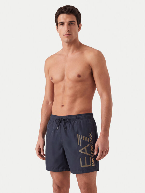 EA7 Emporio Armani EA7 Emporio Armani Szorty kąpielowe 7M002001 AF14497 MC004 Czarny Regular Fit