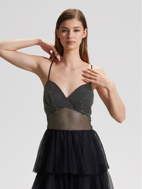 Hey Kyla Hey Kyla Õhtune kleit 5AG096HK Must Slim Fit