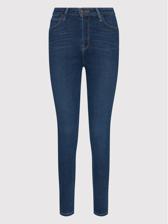 Lee Lee Jeans Ivy L32ETVVA 112143844 Blu scuro Super Skinny Fit